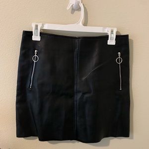 Leather Skirt